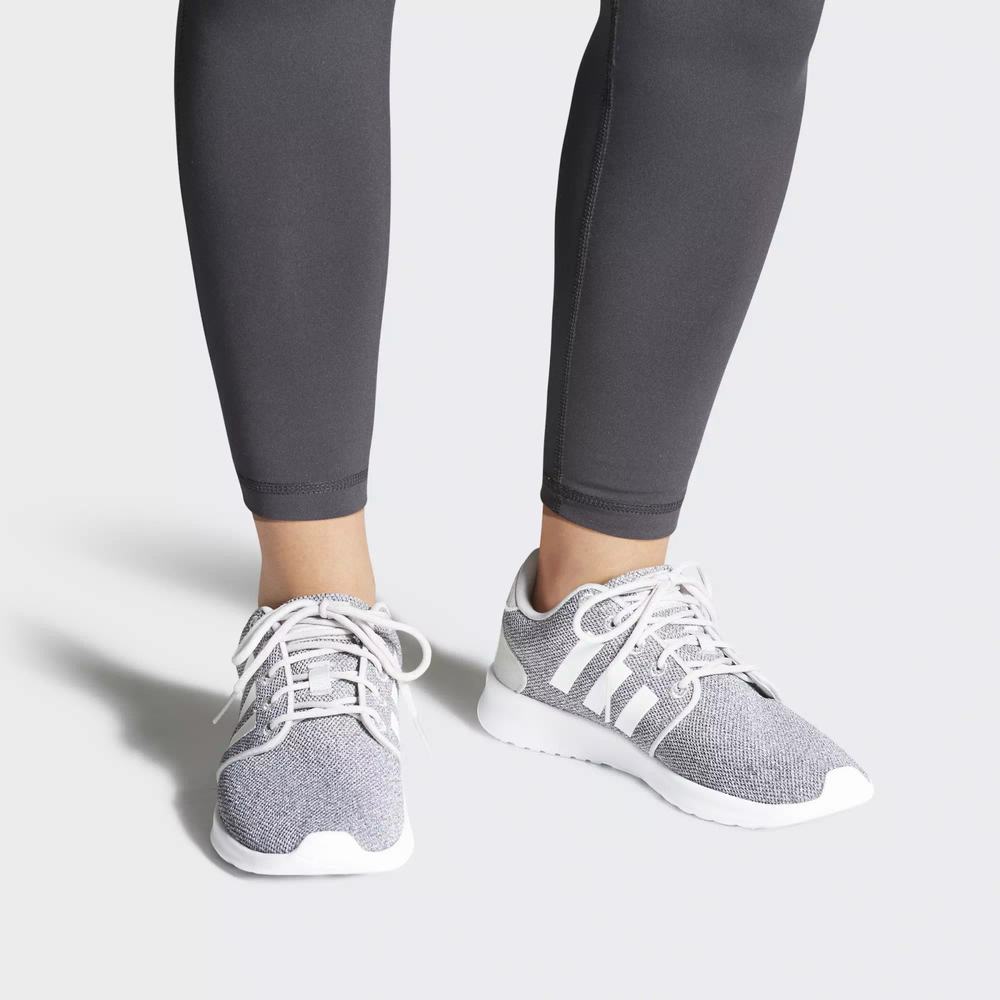 Adidas Cloudfoam QT Racer Tenis Grises Para Mujer (MX-47151)